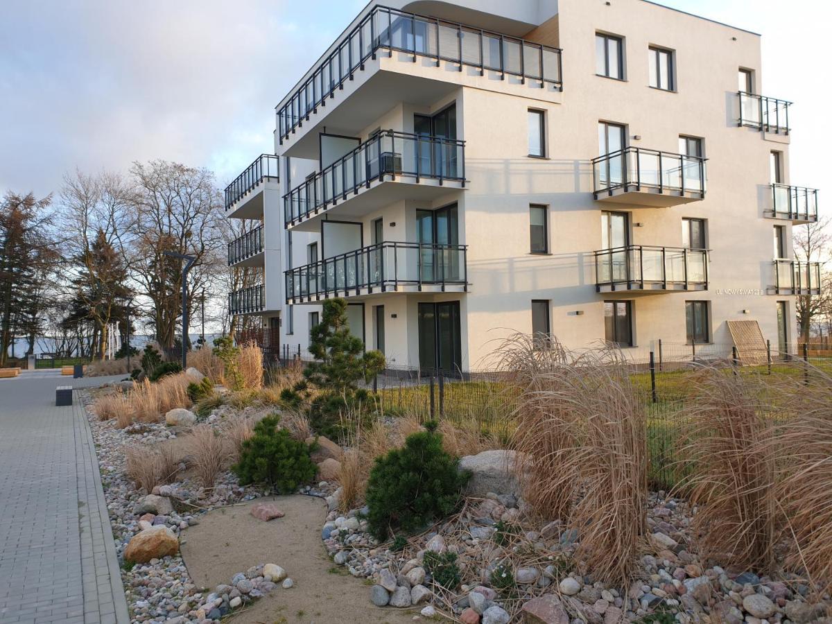 Apartament "Zloty Relaks" Tuz Przy Plazy Z Balkonem Z Widokiem Na Hel I Hamakami 푸크 외부 사진